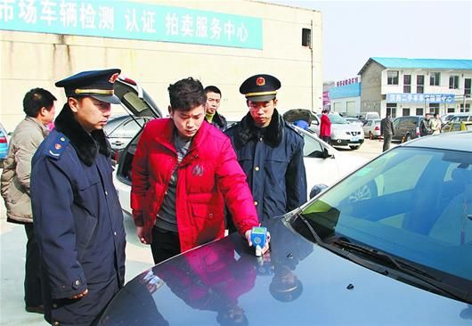武汉首次启用二手车检测 有无事故擦碰一目了