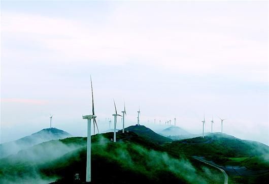 齐岳山风电三期工程顺利推进 总投资达15亿元