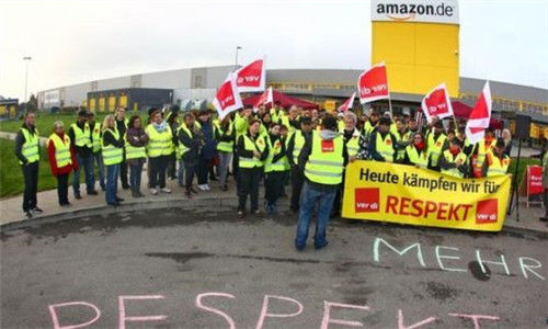 亚马逊德国2000名员工因薪酬纠纷再次罢工 _