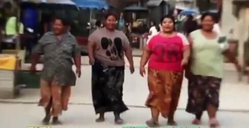 泰国小村以胖为美 百公斤以上才漂亮