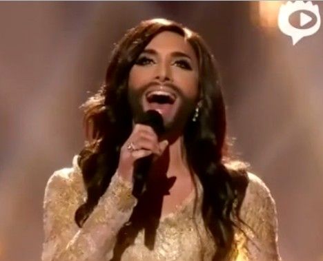 奥地利胡子变装皇后欧洲歌曲大赛夺冠